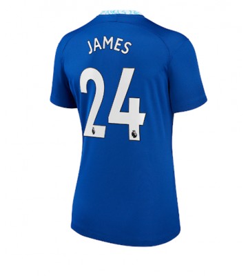 Chelsea Reece James #24 Hjemmedrakt Kvinner 2022-23 Kortermet
